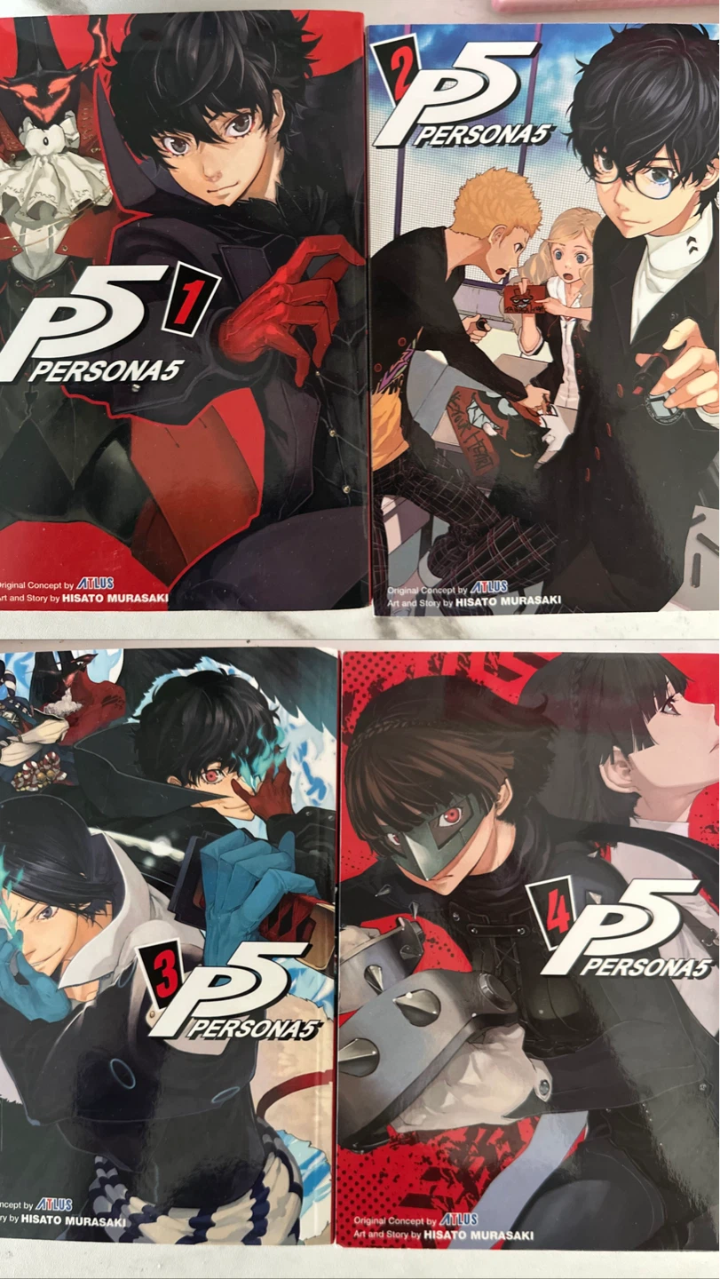 Persona 5 Manga Volumes 1-4
