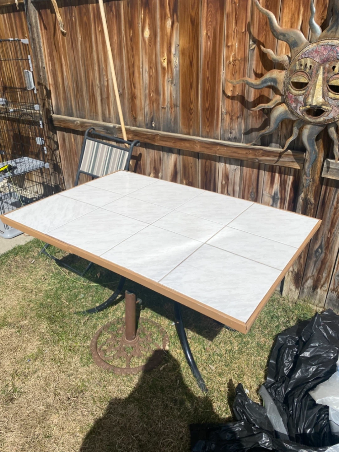 Tile Top Patio Table - photo 3