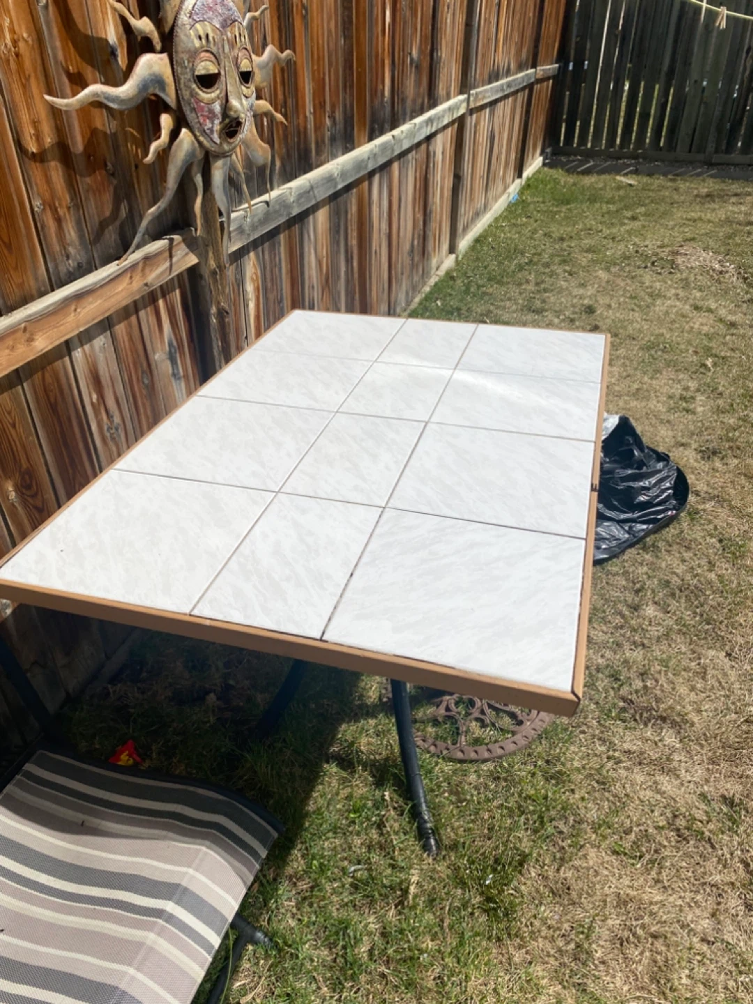 Tile Top Patio Table