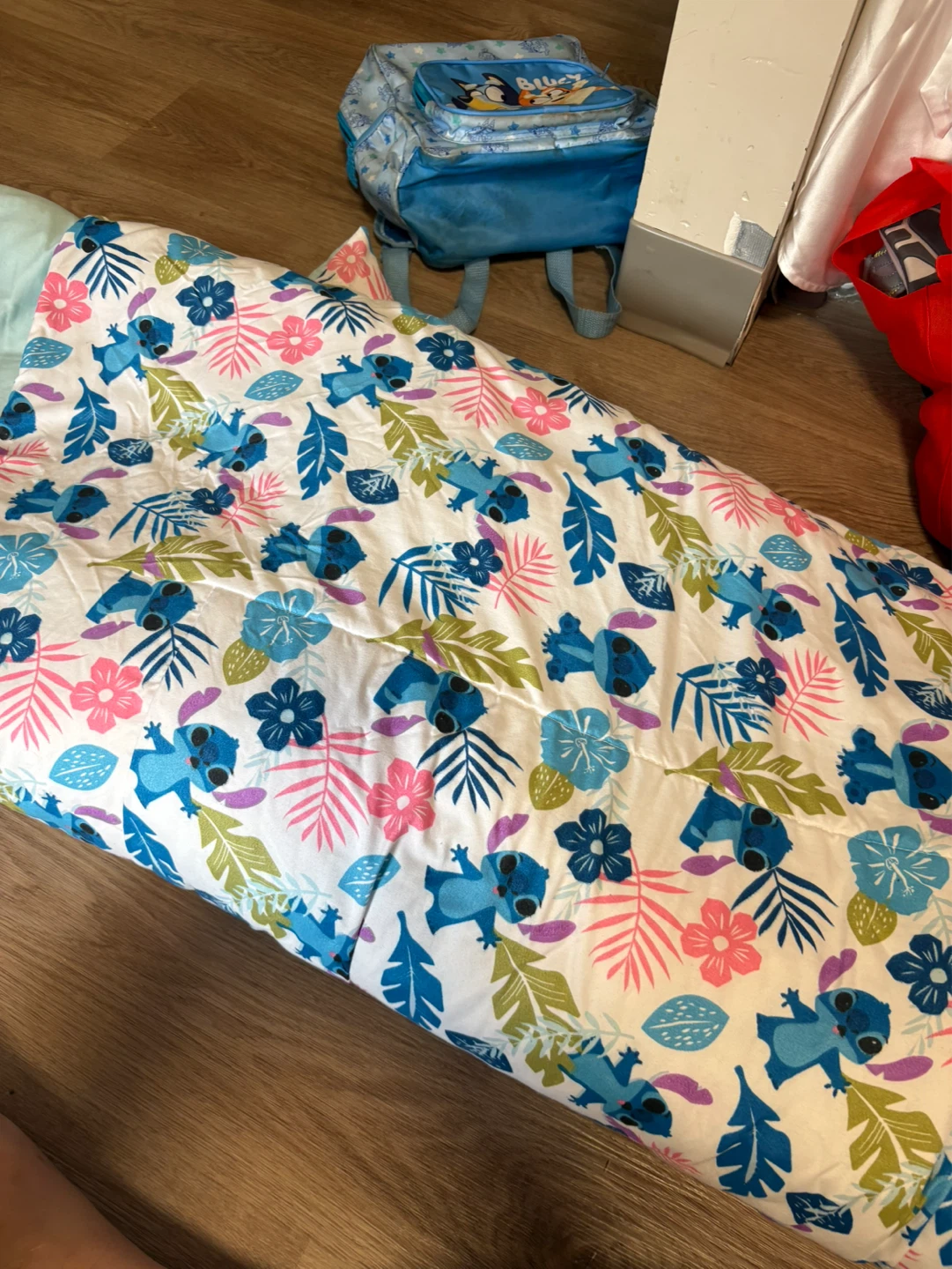 Disney Stitch "Hawaiian" Print Sleeping Bag/Mat