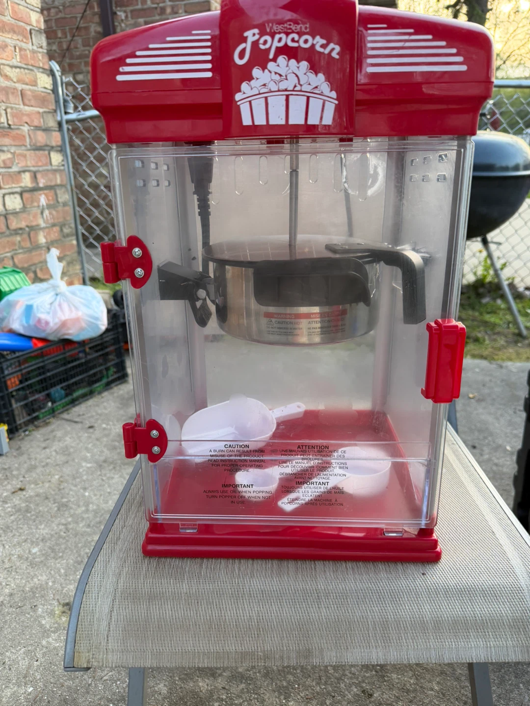 West Bend Popcorn Machine