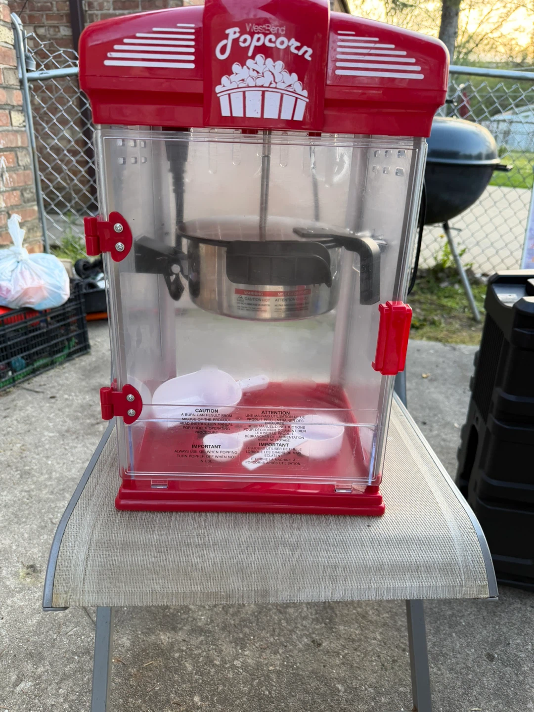 West Bend Popcorn Machine - photo 2