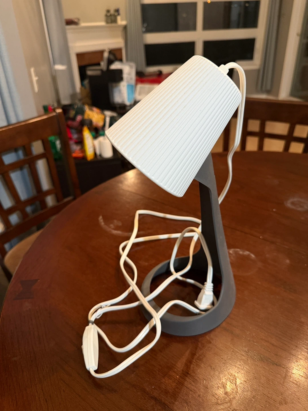 IKEA White desk lamp with 2 buds