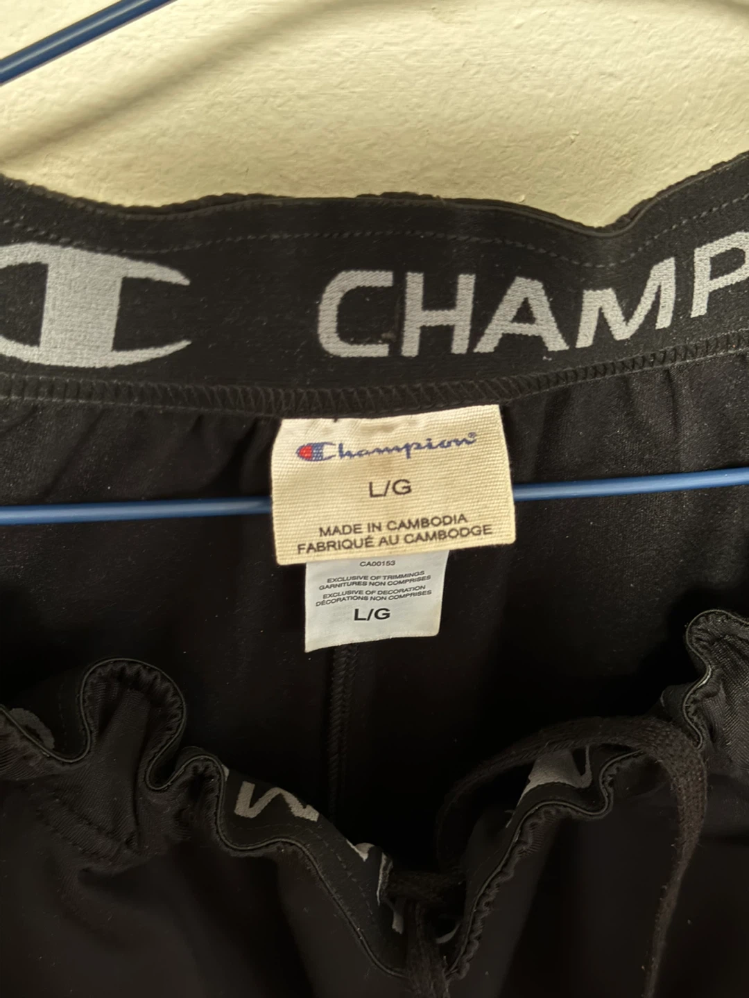 Champion Black Joggers - Size L/G - photo 3