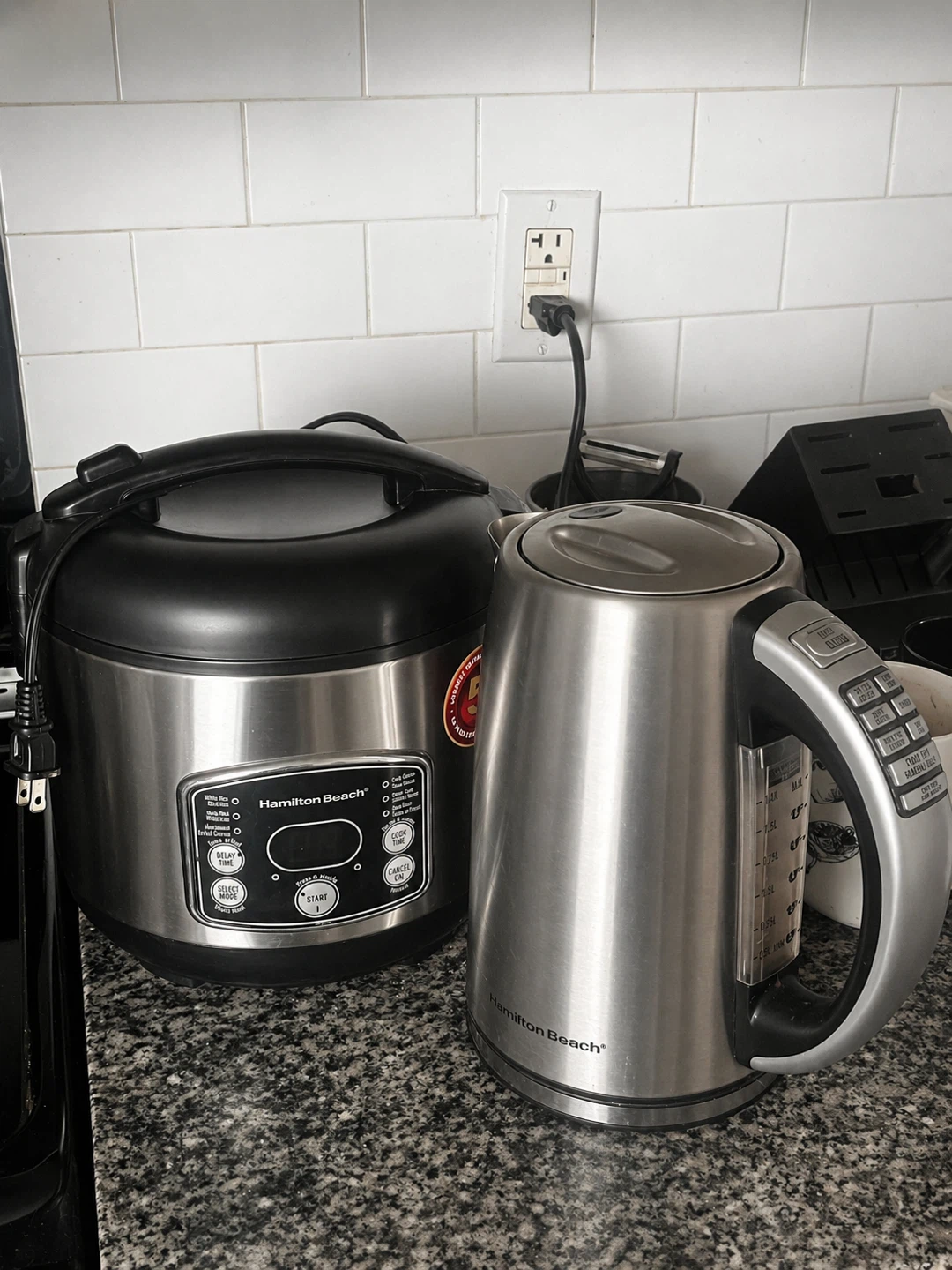 Hamilton Beach Rice Cooker and Electric Kettle Bundle
