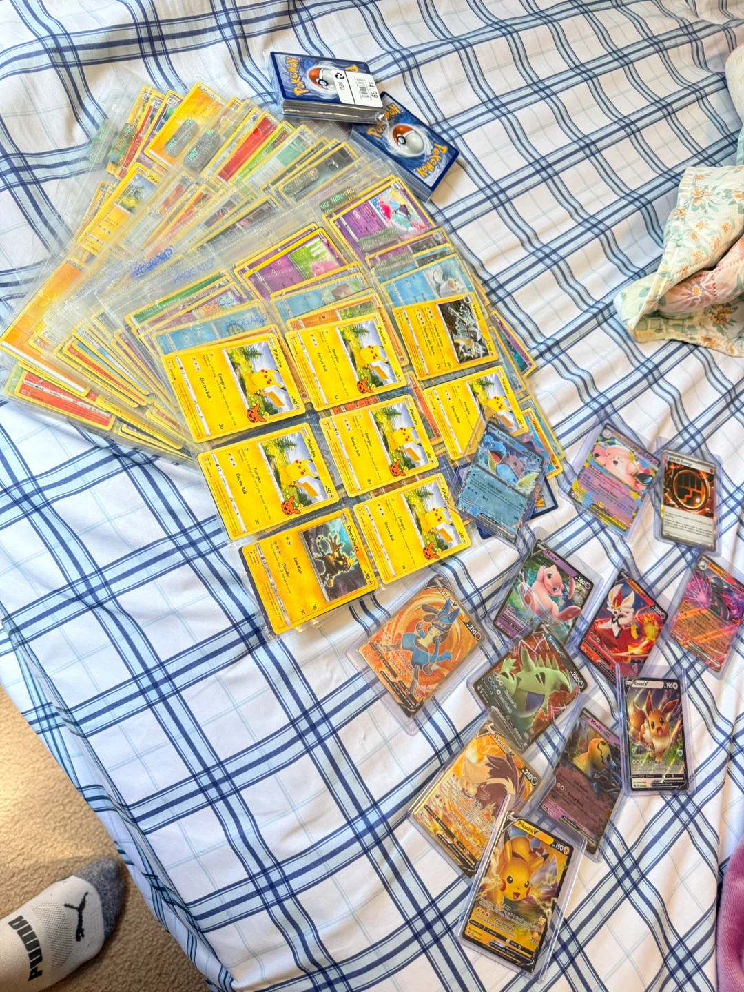 Collection of Pokémon Trading Cards