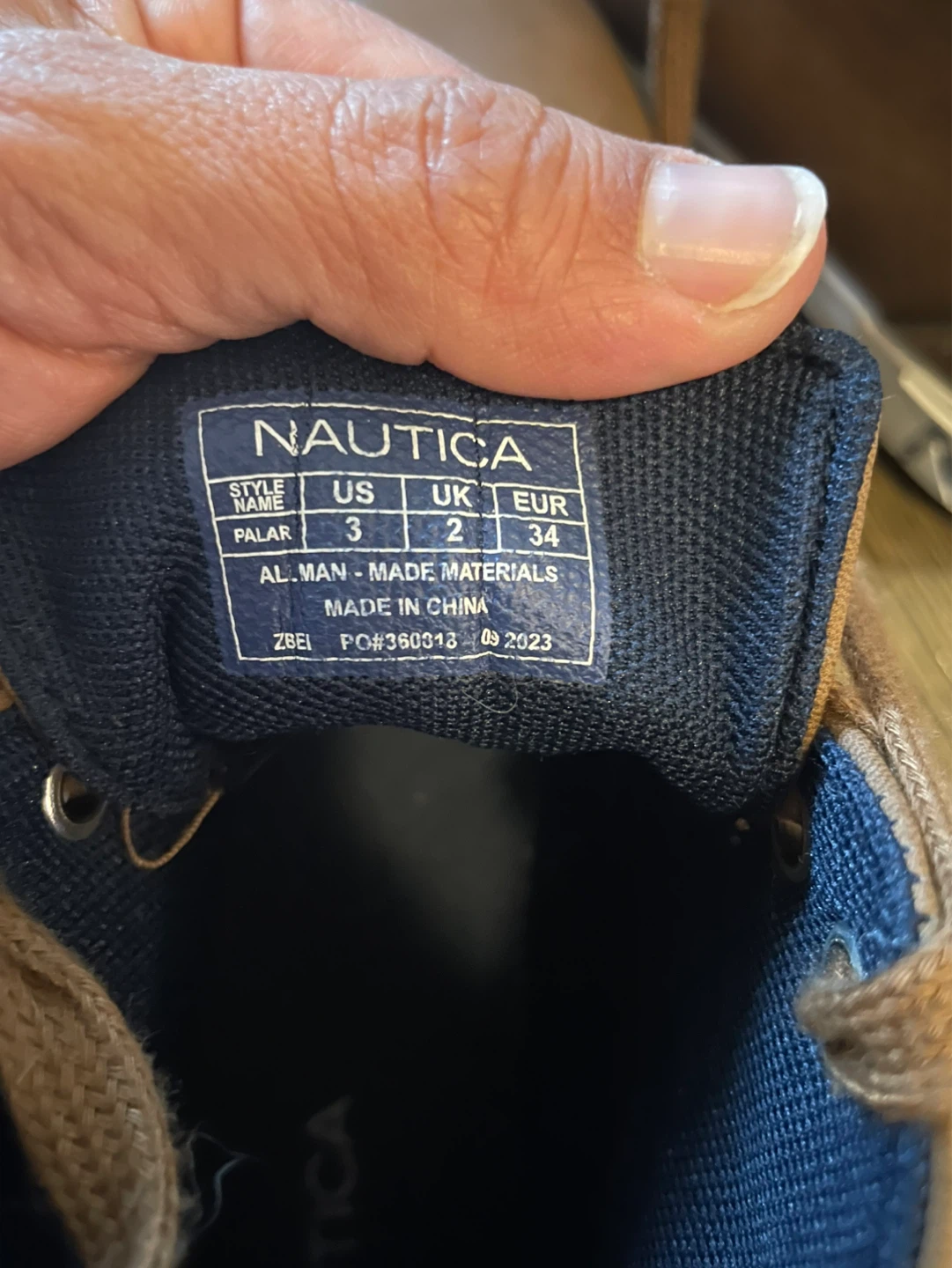 Nautica Brown Chukka Boots Size 3 Youth - photo 3