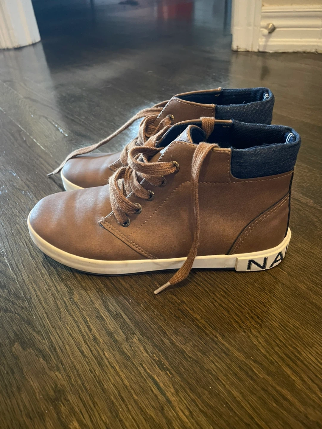 Nautica Brown Chukka Boots Size 3 Youth - photo 2