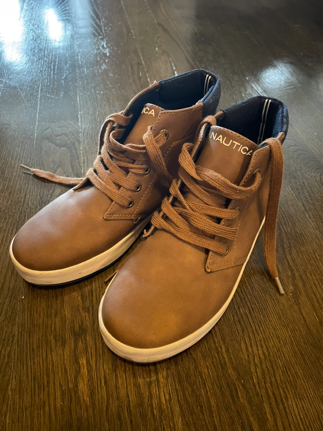 Nautica Brown Chukka Boots Size 3 Youth