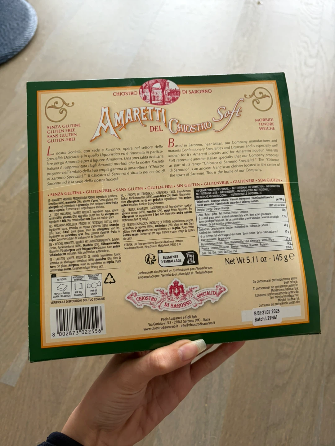 Amaretti Del Chiostro Soft Almond Cookies - photo 2