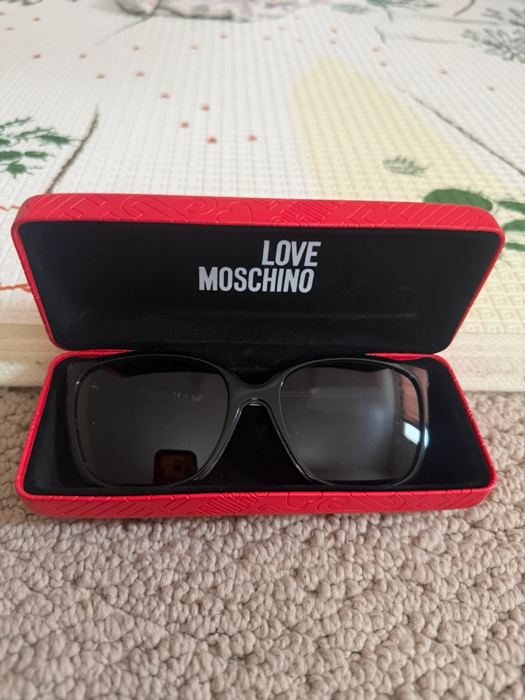 Love Moschino Black Sunglasses with Case