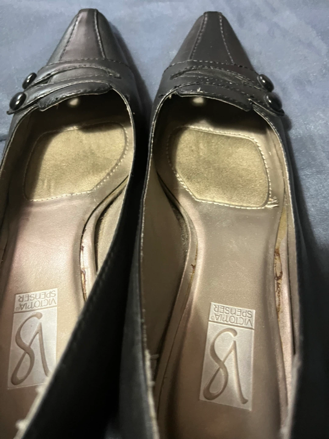 Victoria Spenser Black Heeled Shoes - photo 4