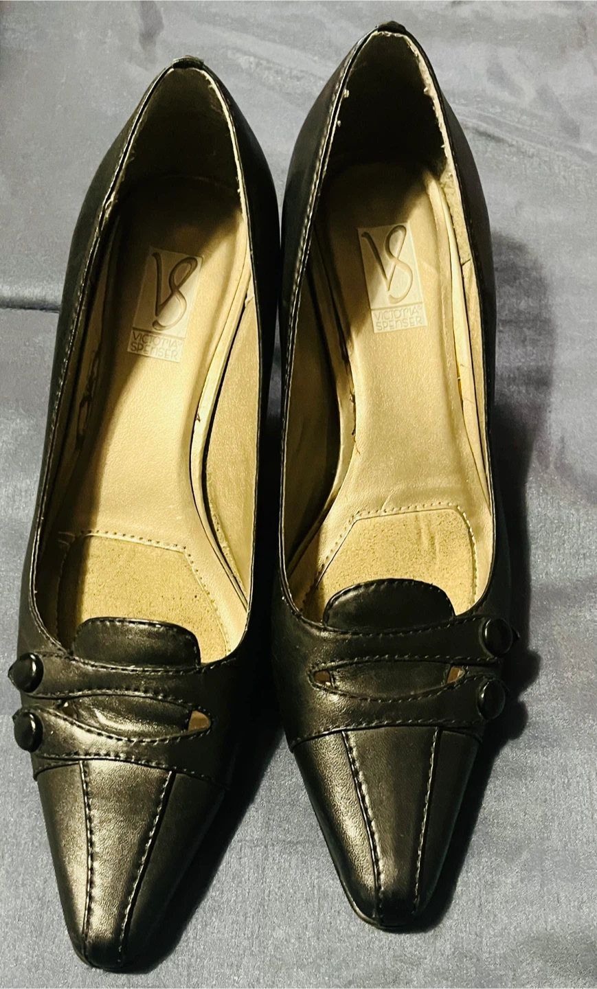 Victoria Spenser Black Heeled Shoes - photo 2