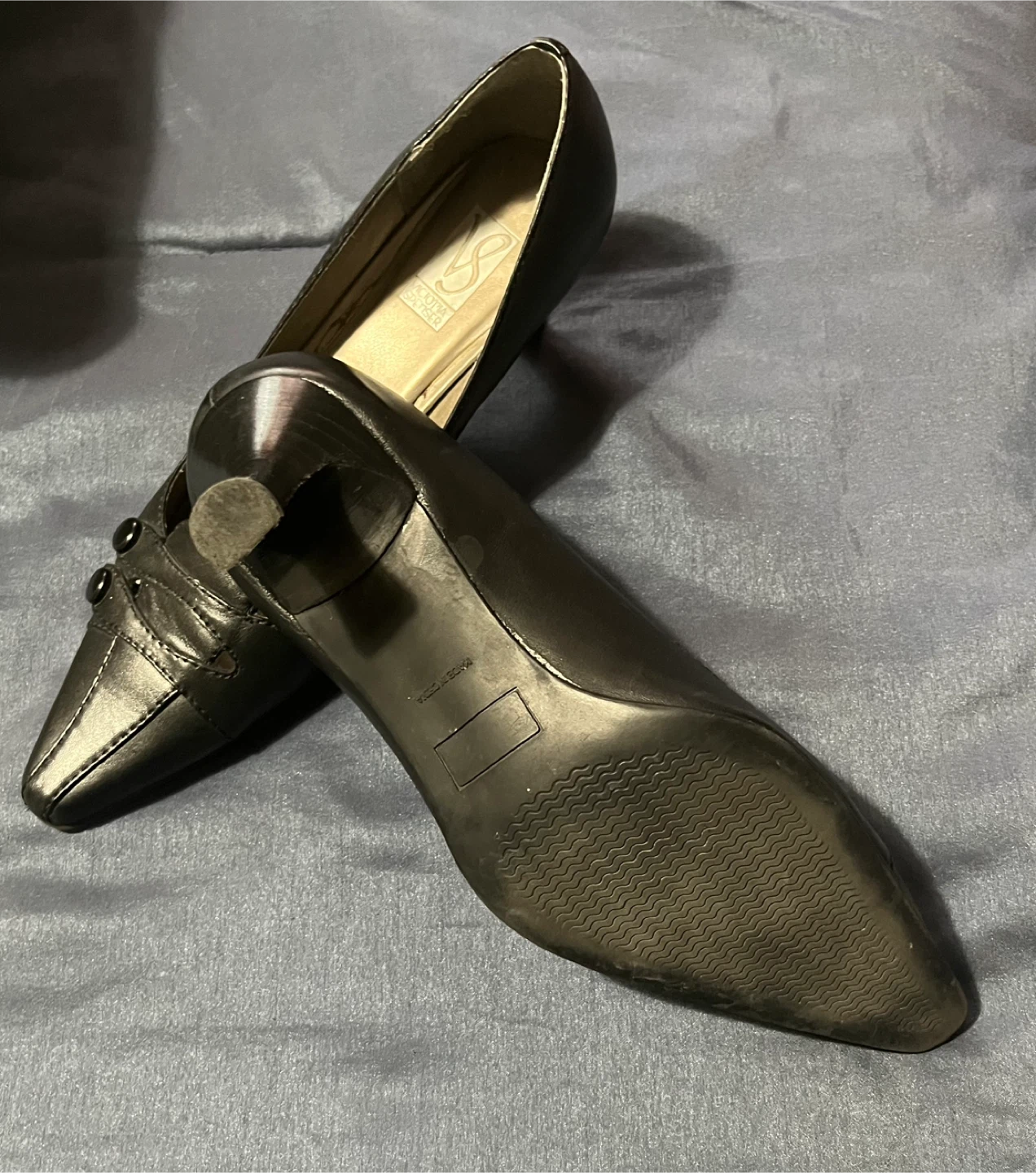 Victoria Spenser Black Heeled Shoes