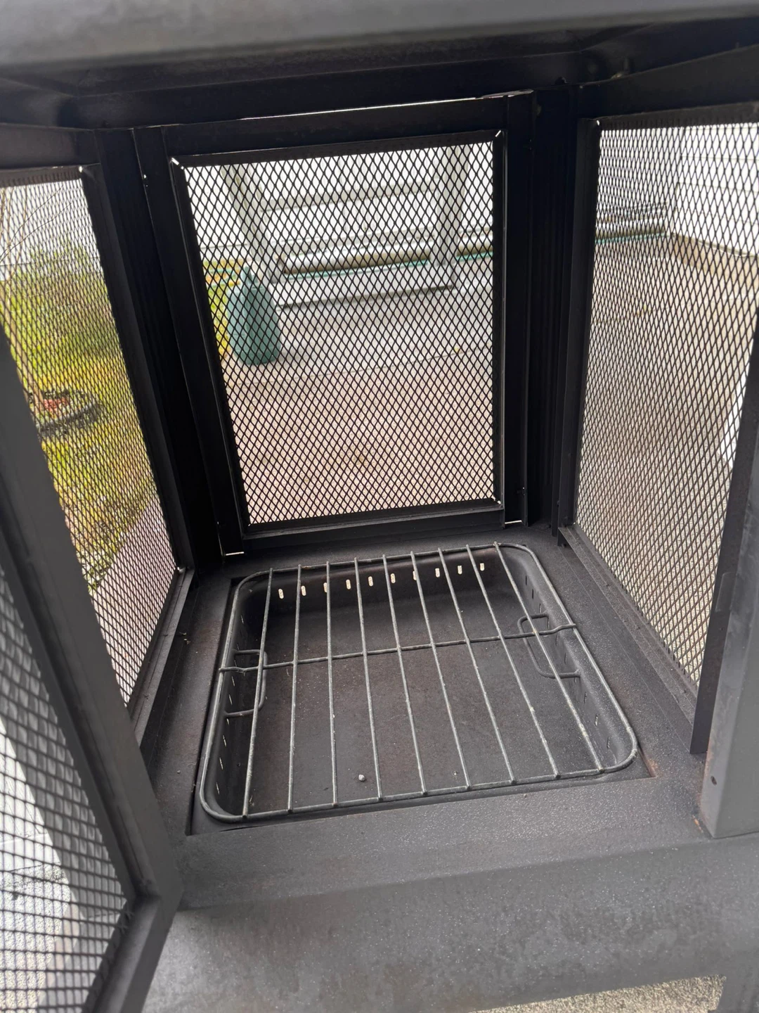 Grey Metal Fireplace Lantern - photo 5