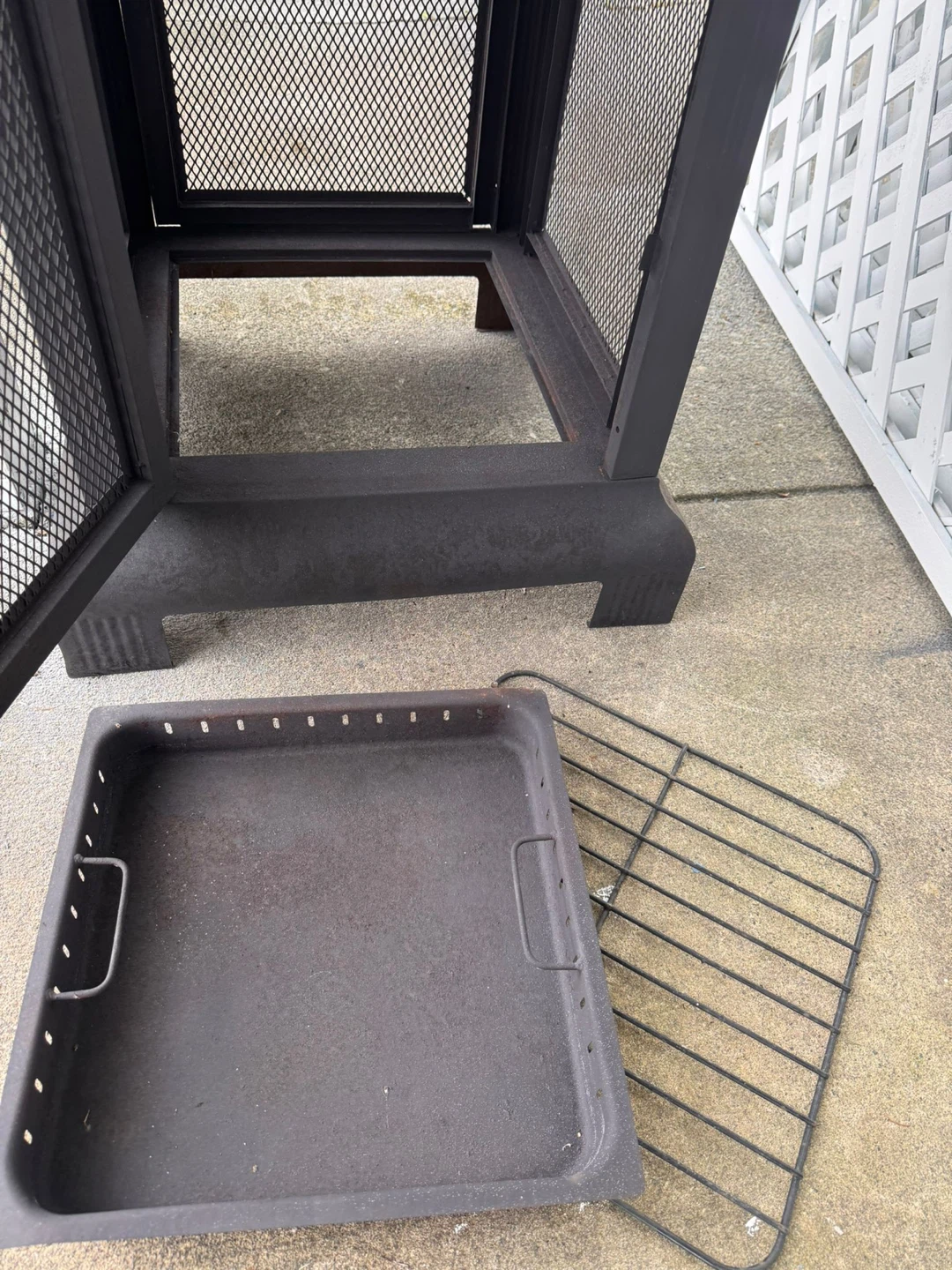 Grey Metal Fireplace Lantern - photo 3