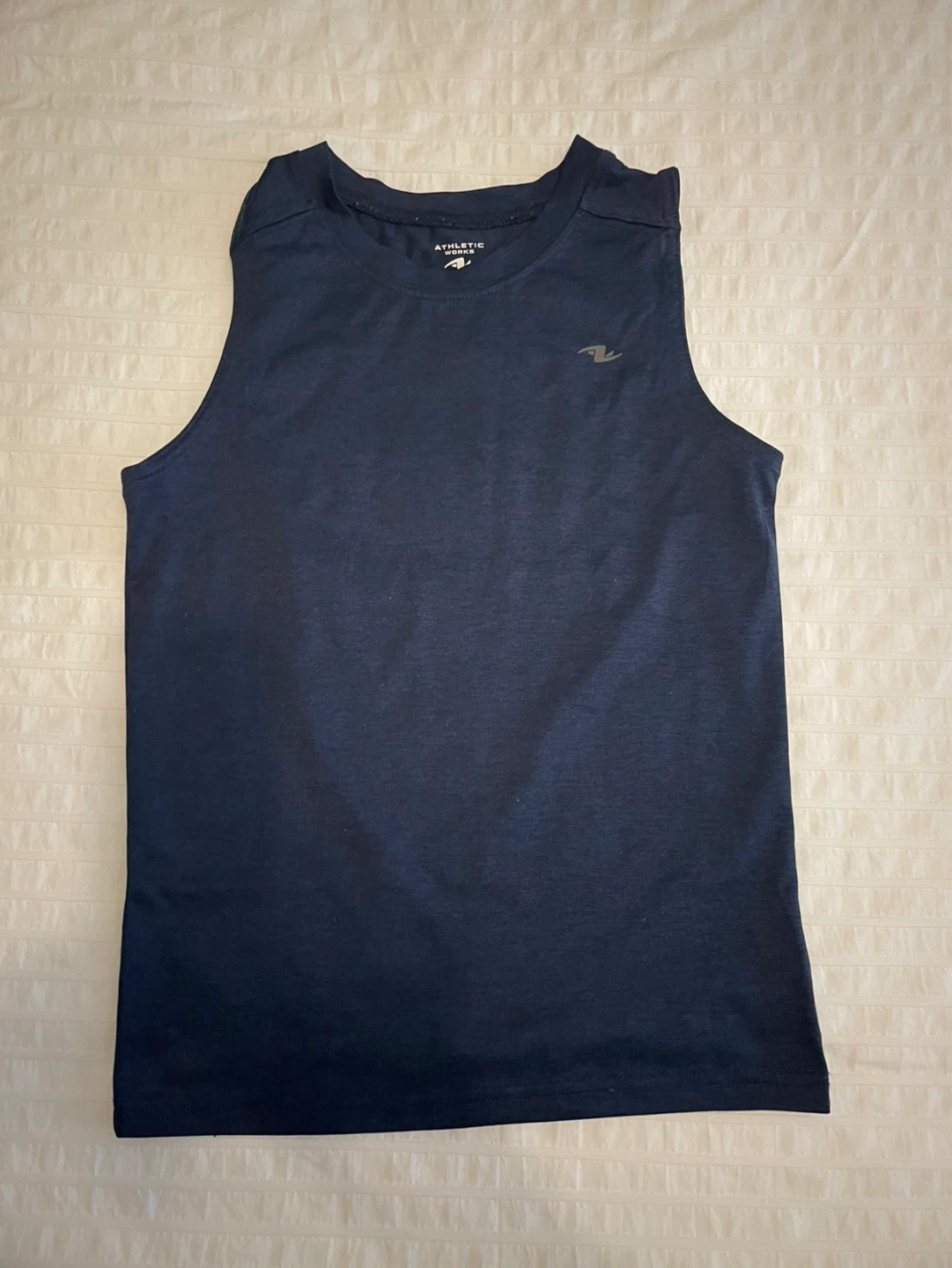 Athletic Works DRI-MORE Tank Top - Navy - M (7-8)