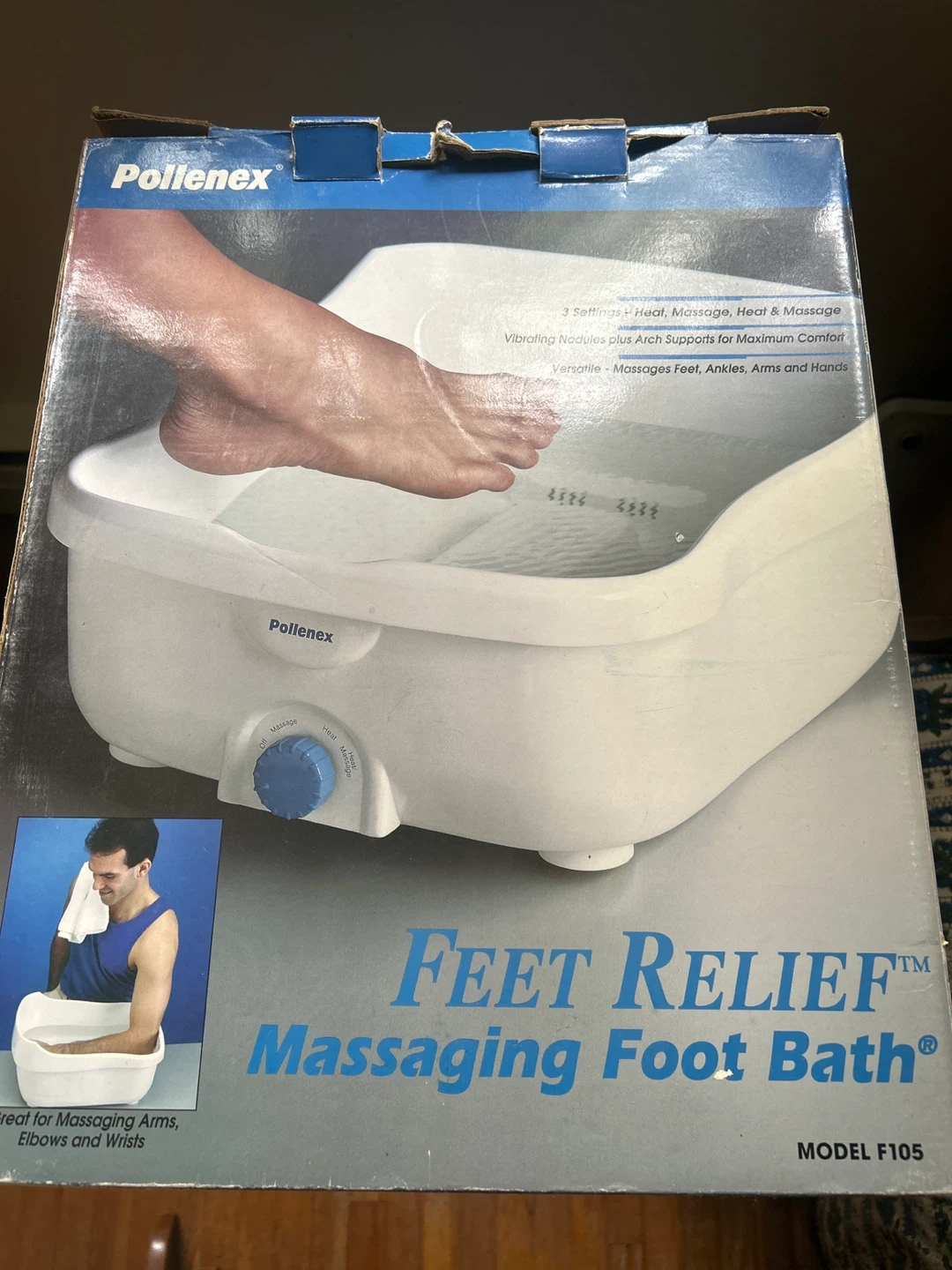 Pollenex Feet Relief Massaging Foot Bath Model F105
