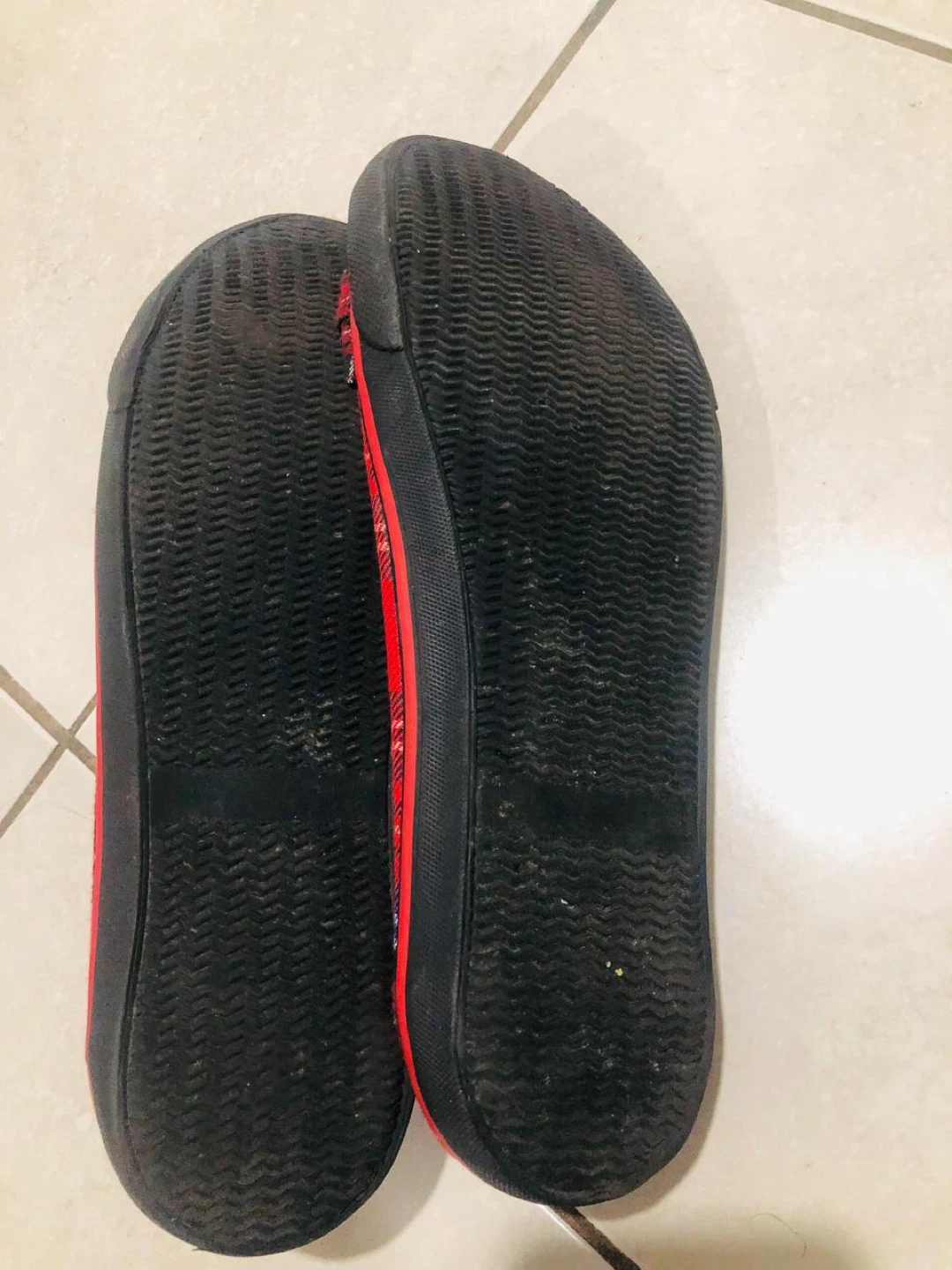Spring Women's Red Plaid Ballet Flats - photo 2