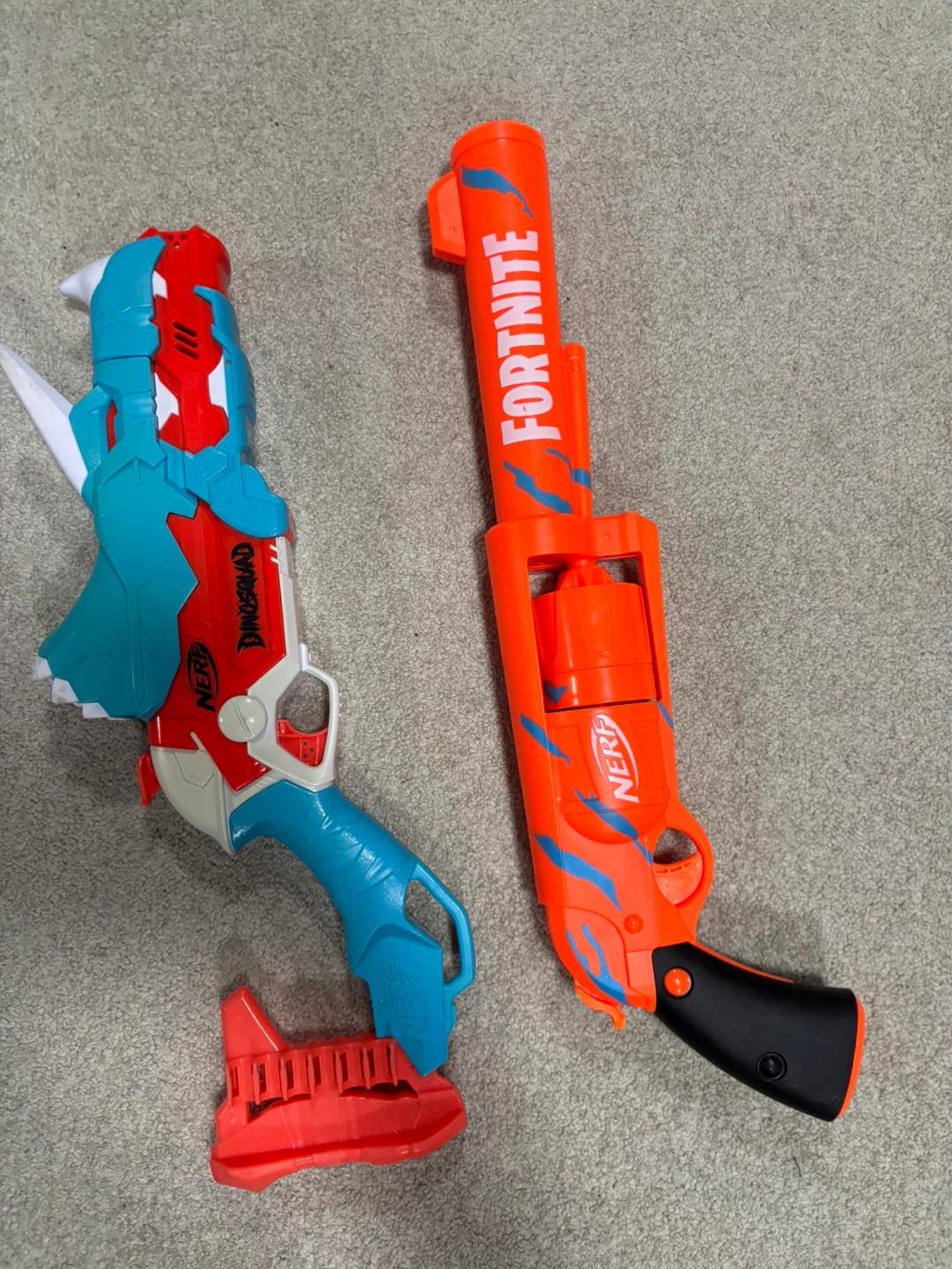 Two nerf guns