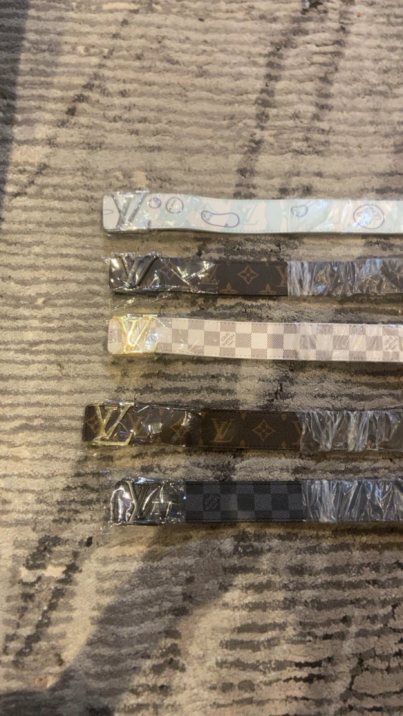 Louis Vuitton Style Belts - Set of 5 - photo 3