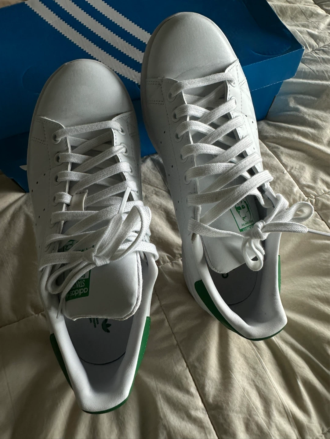 Adidas Stan Smith W White Green Sneakers Women's Size 7