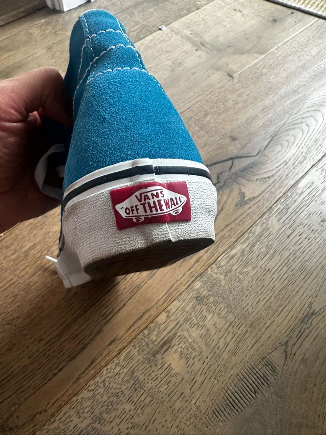Vans Sk8-Hi Teal Suede High Top Sneakers US Men’s 5, Women's 6.5 - photo 2