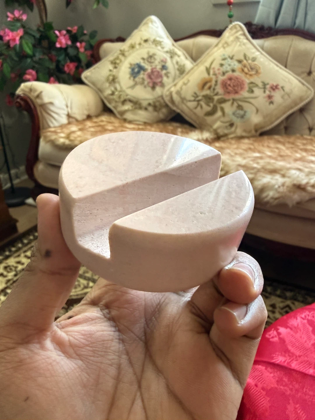 Pink Marble Phone Stand/Holder