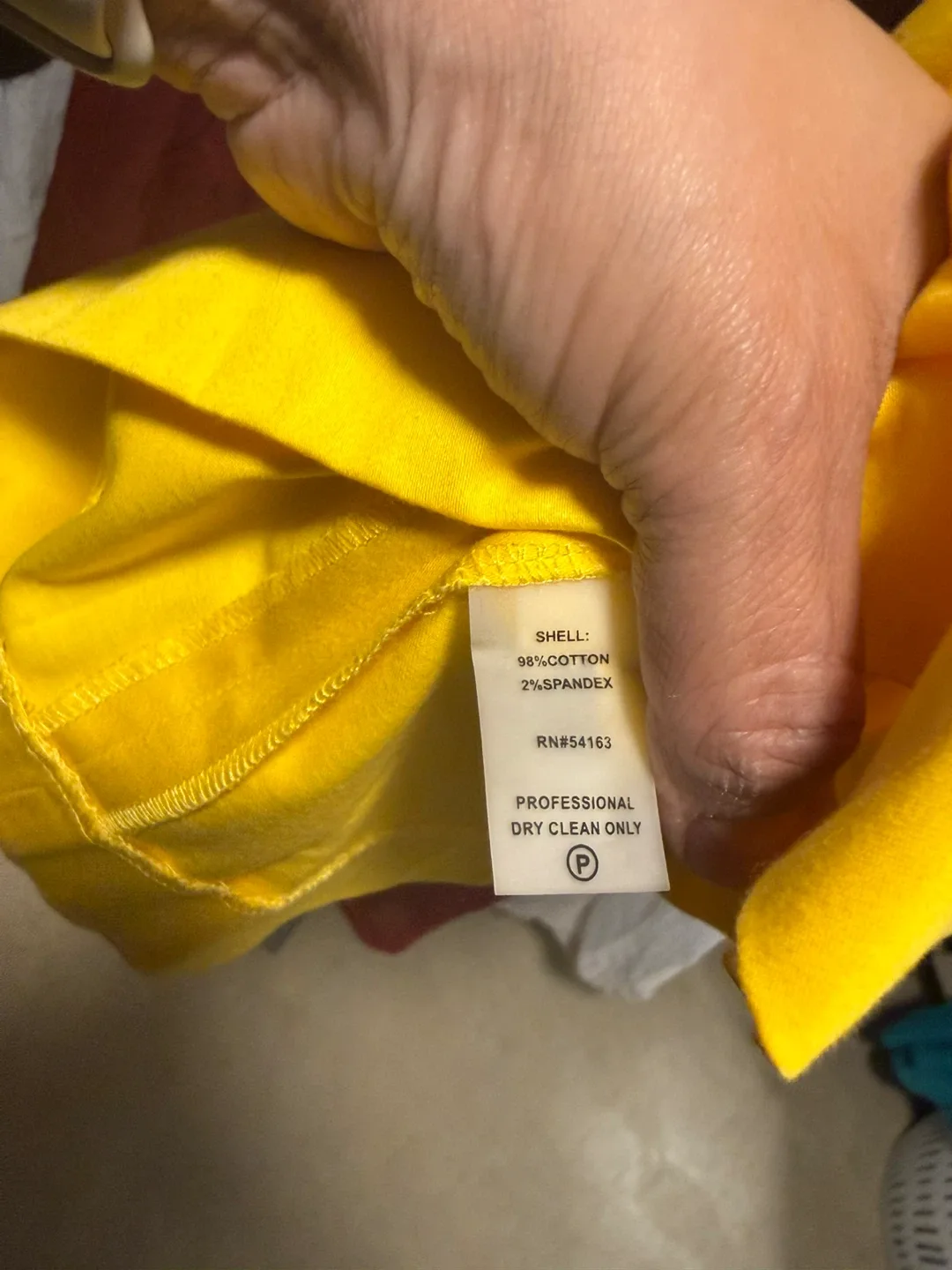 Calvin Klein Yellow Cotton Blend Sleeveless Dress Size 8 - photo 5