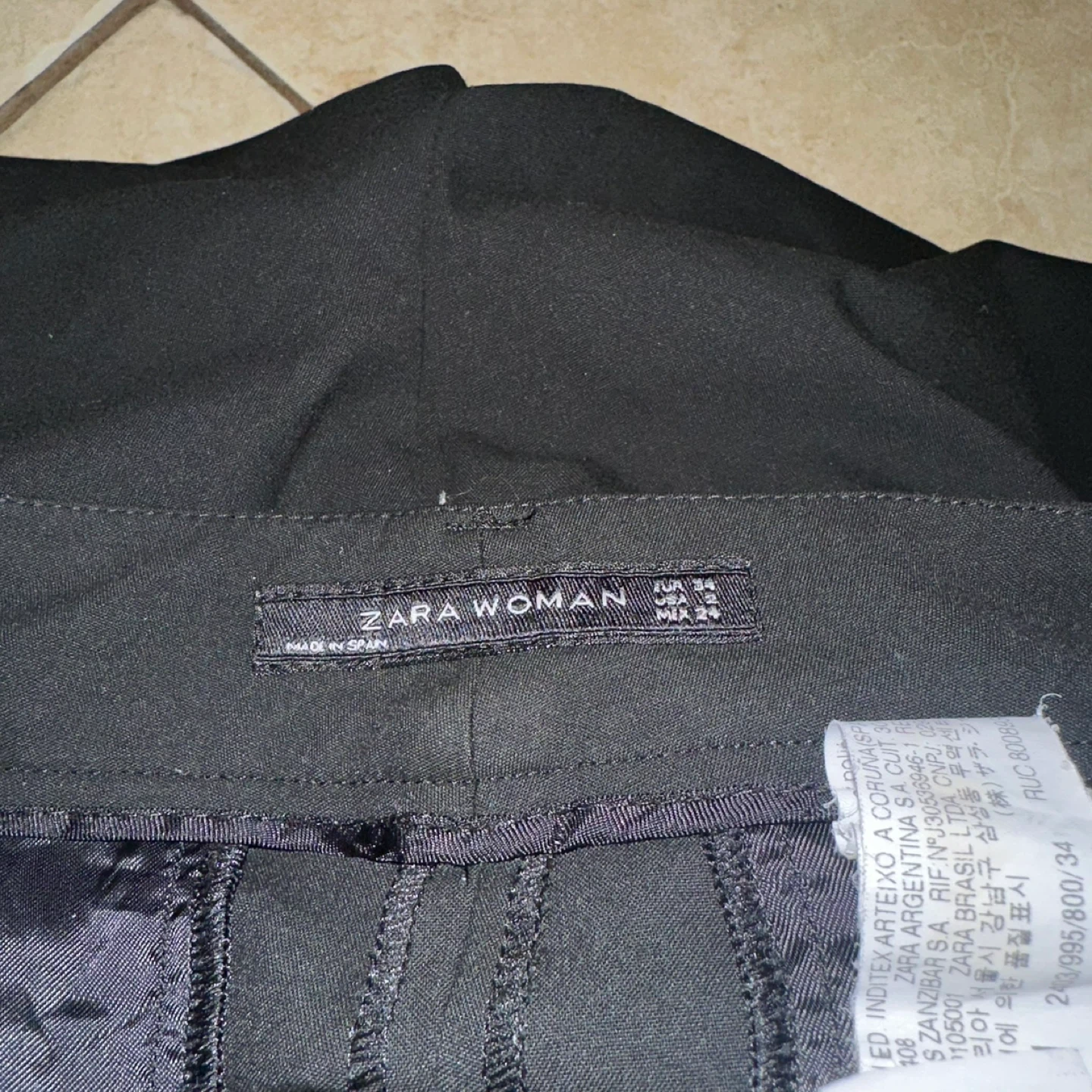 Zara Black Dress Pants US 2 - photo 5