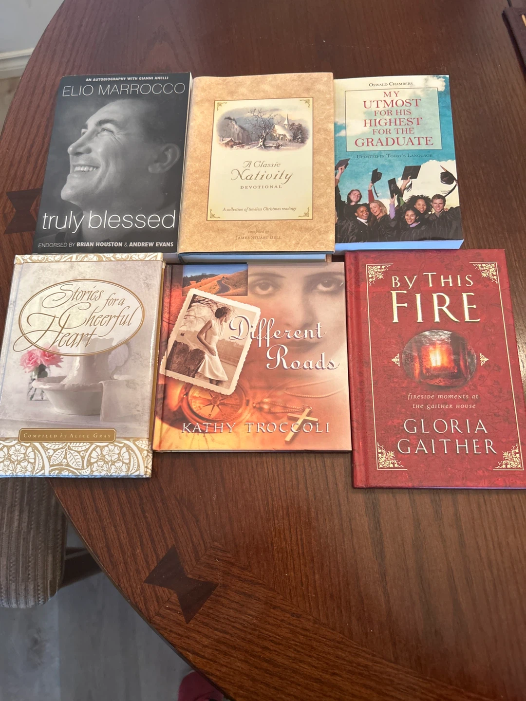 Lot of 6 Christian Books. $4 each, $15 for set.