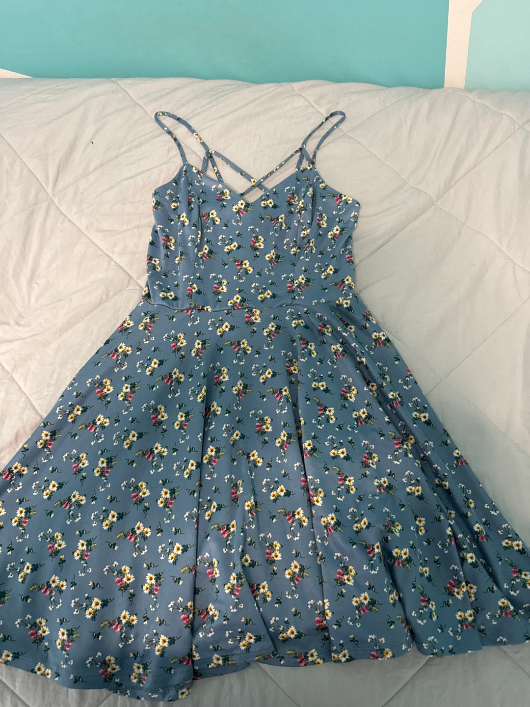Blue Floral Sundress