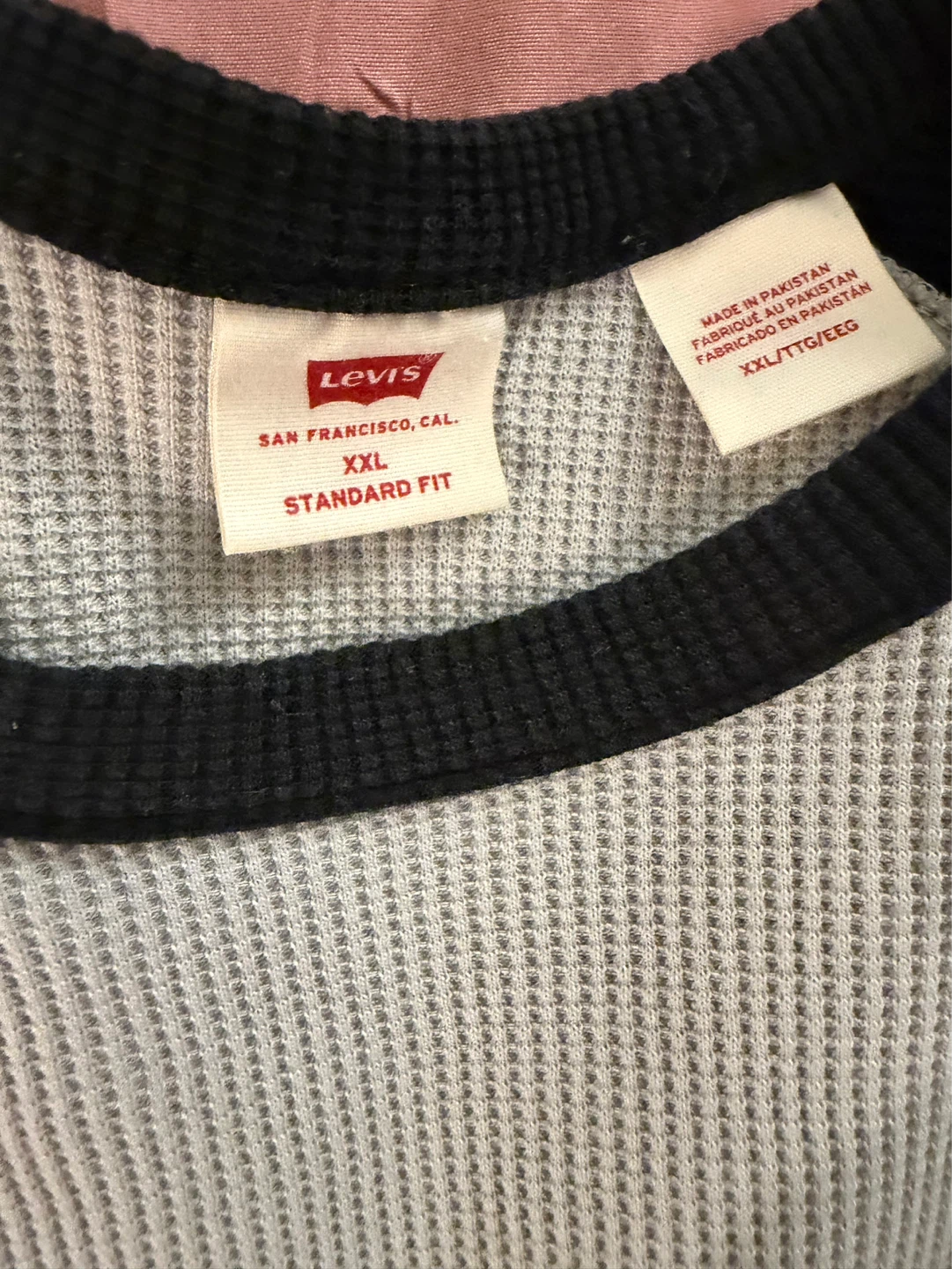 Levi's Men's Standard Fit Raglan Long Sleeve Thermal Shirt XXL - photo 2