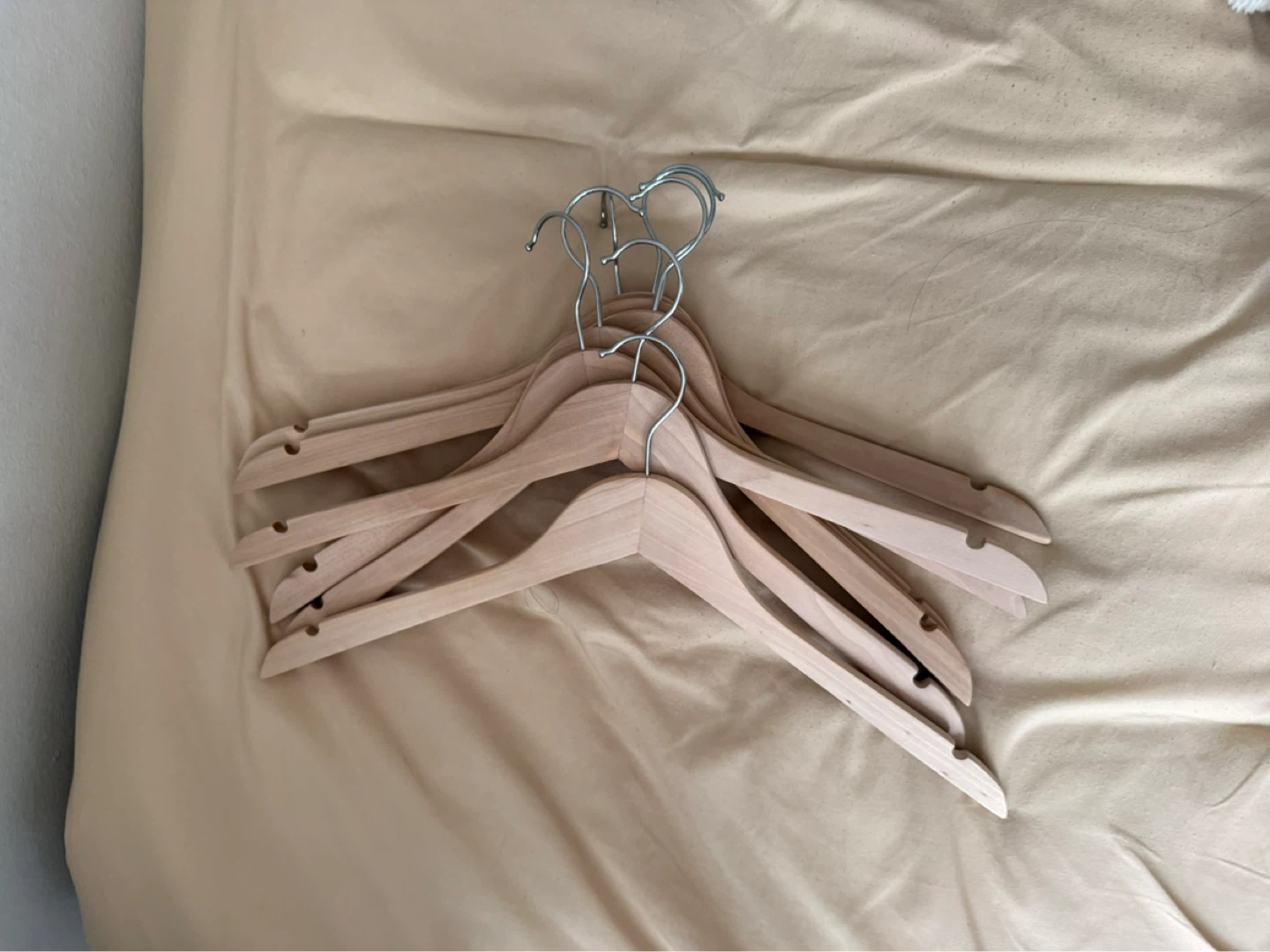 Wooden Clothes Hangers - Set of 8