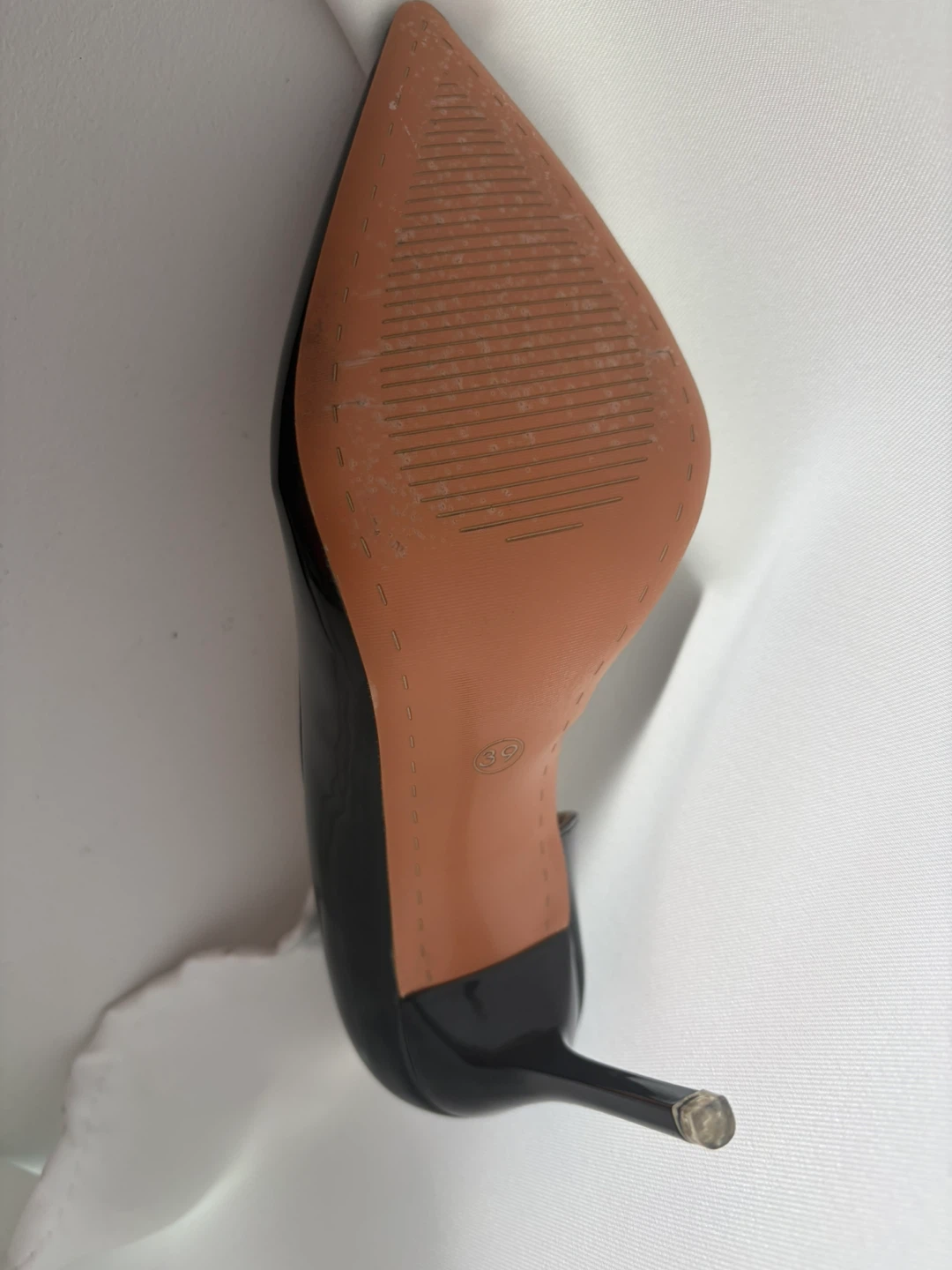 Black Patent Leather Pumps/shoes - photo 4