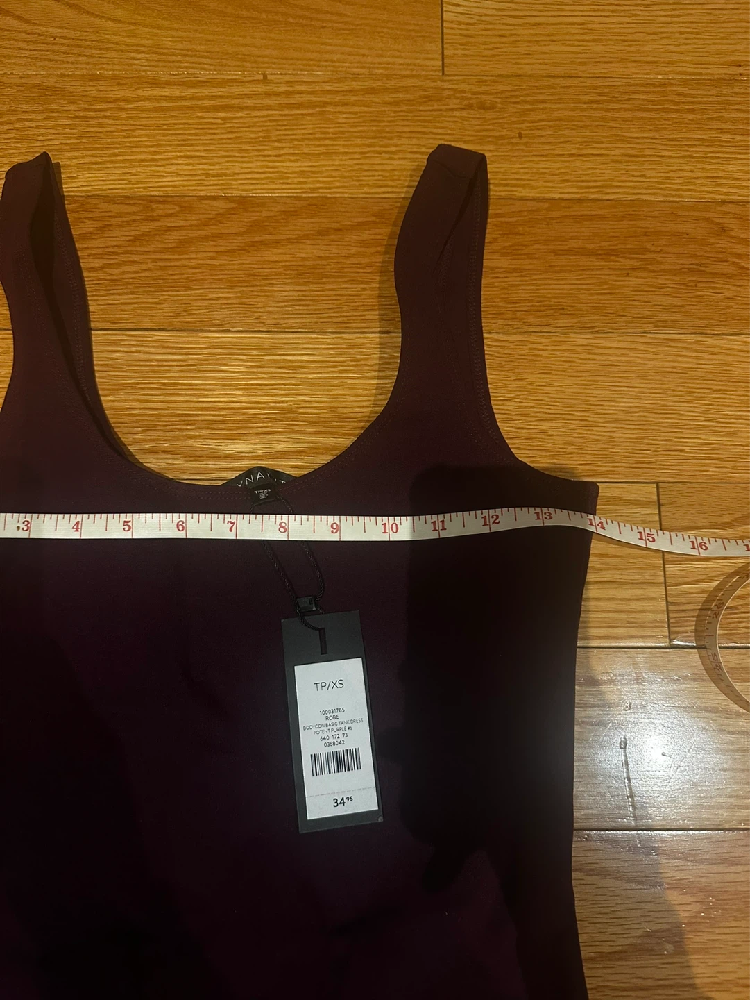 Purple Bodycon Tank Dress xs - photo 4