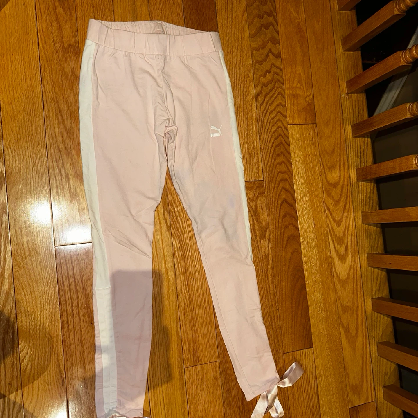 Puma Pink Leggings with Bow Detail Small - photo 3