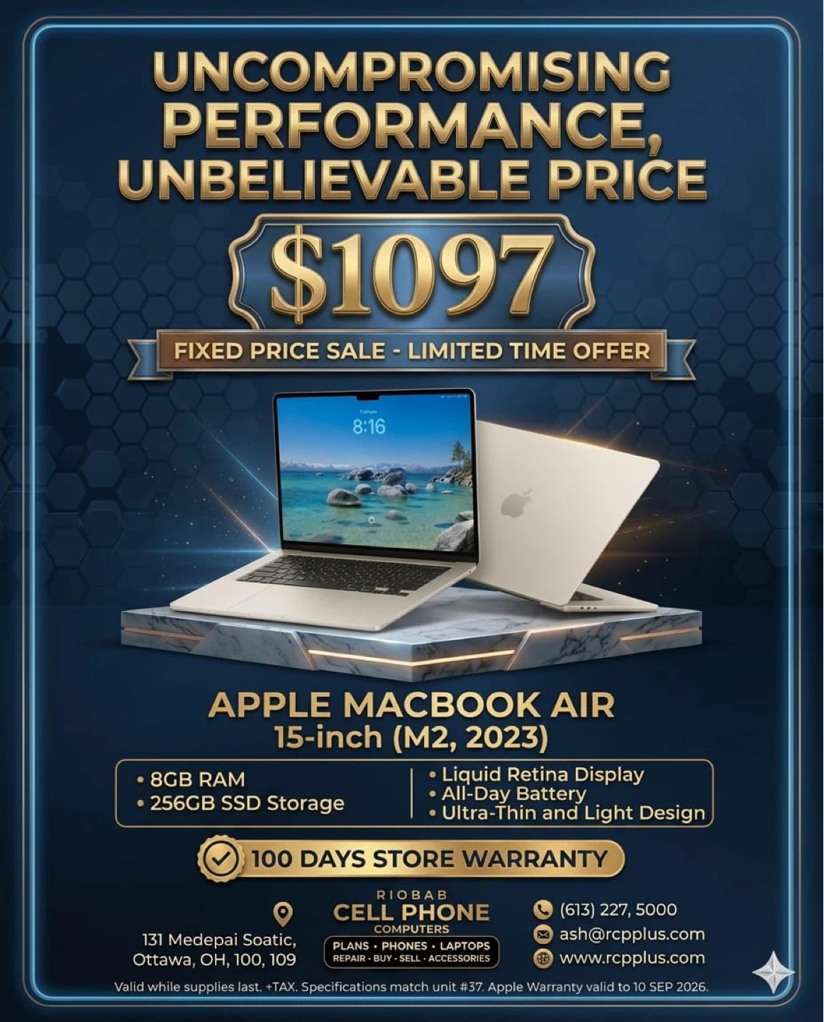 Apple MacBook Air 15-inch (M2, 2023)