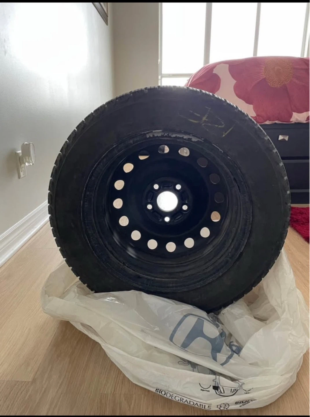 Michelin Winter Tire with Steel Rim