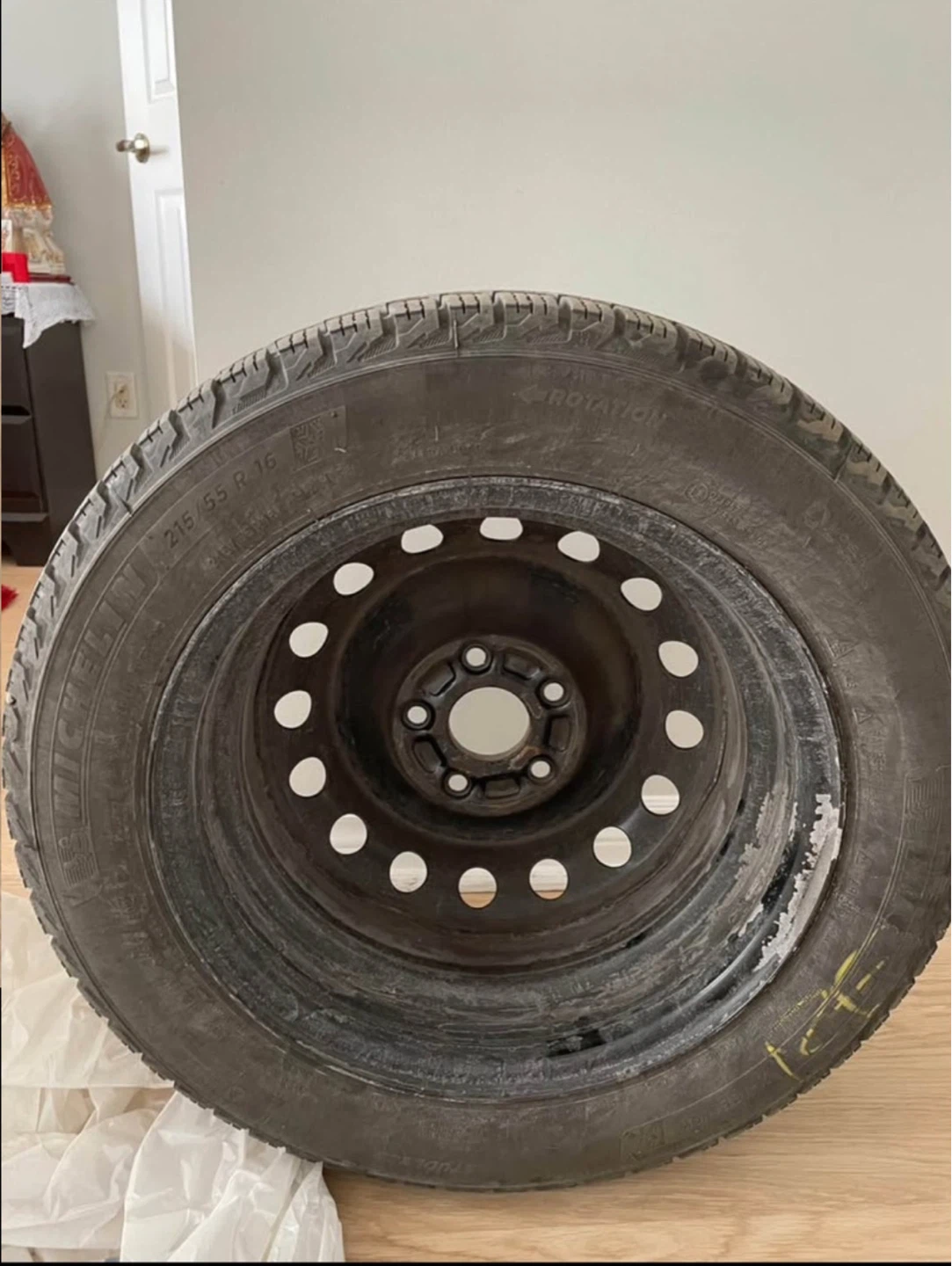 Michelin Winter Tire with Steel Rim - photo 3
