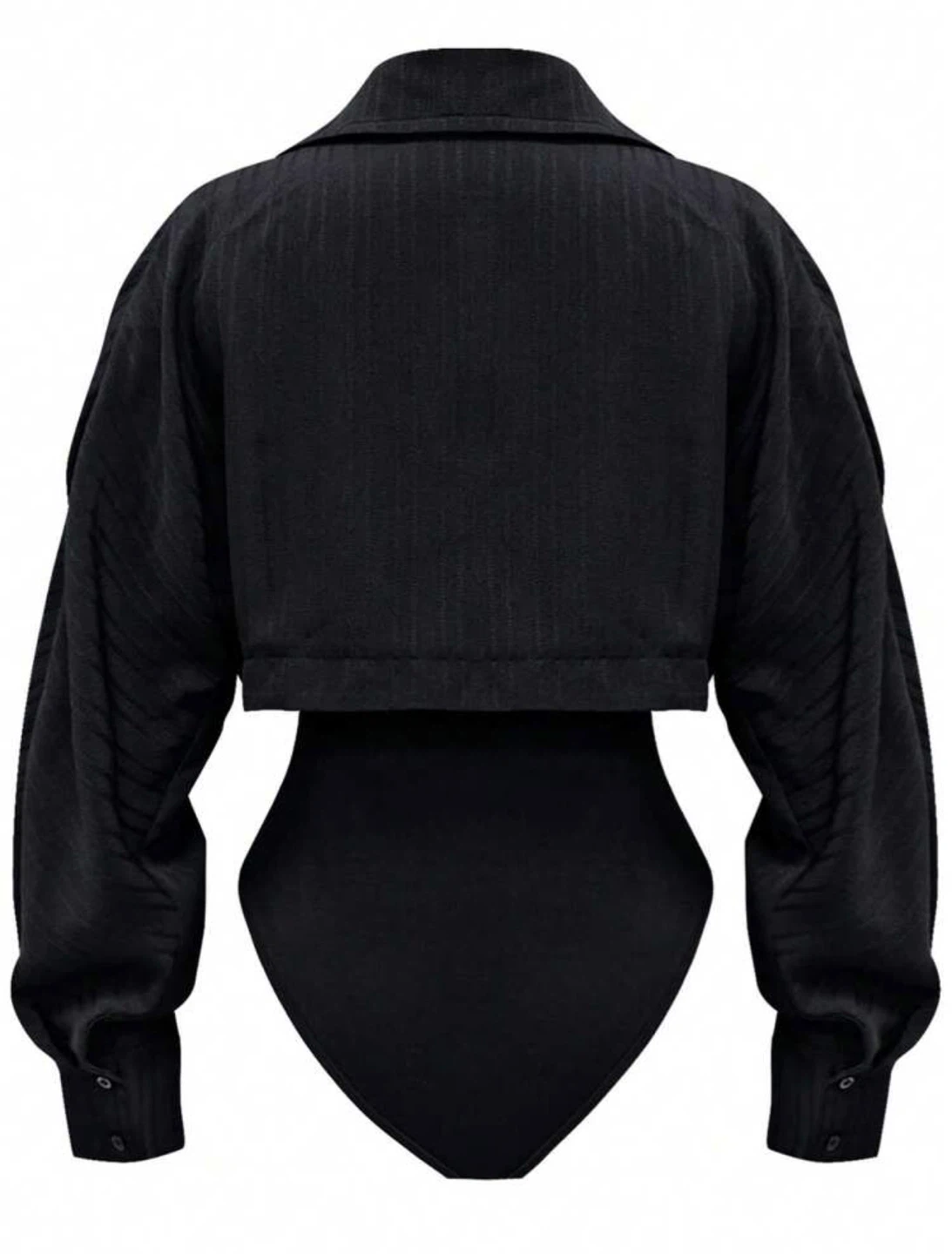 Black Long Sleeve Bodysuit