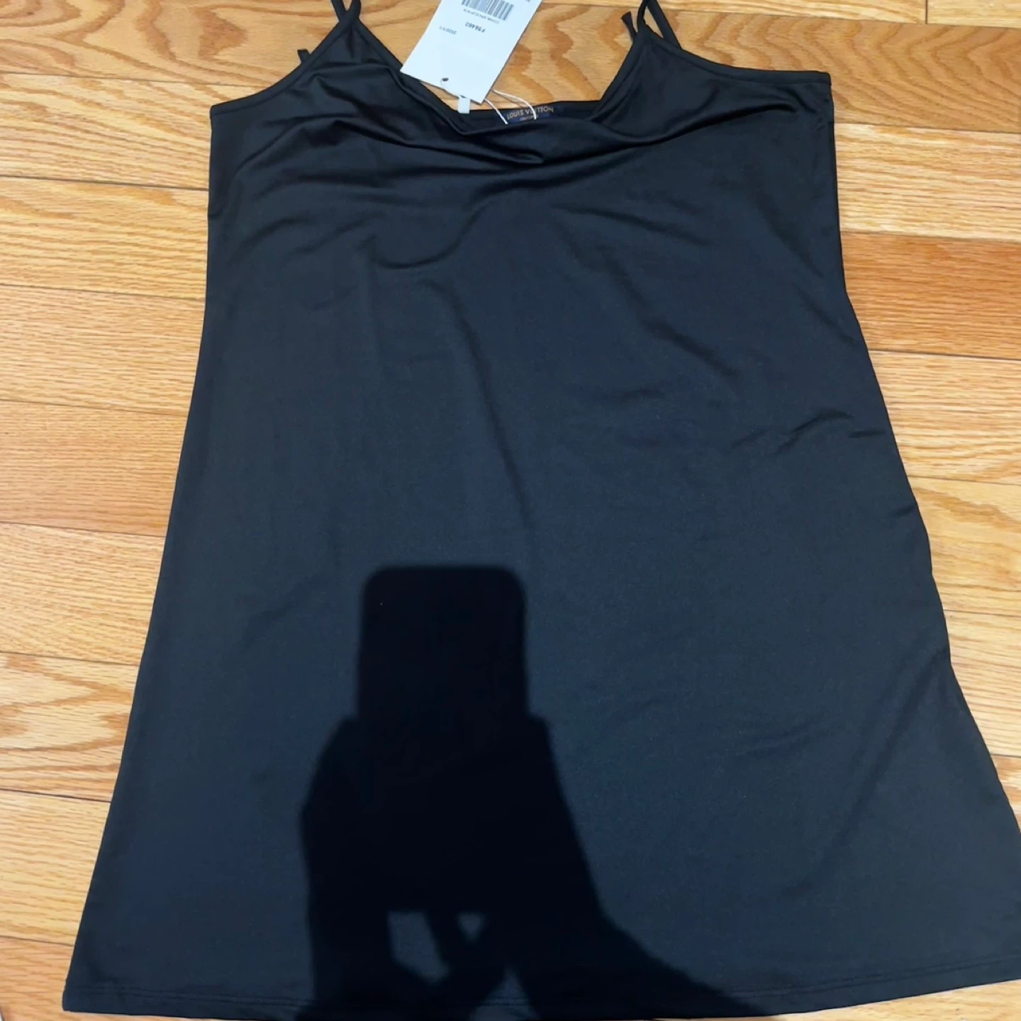 Louis Vuitton Black Slip Dress Size M