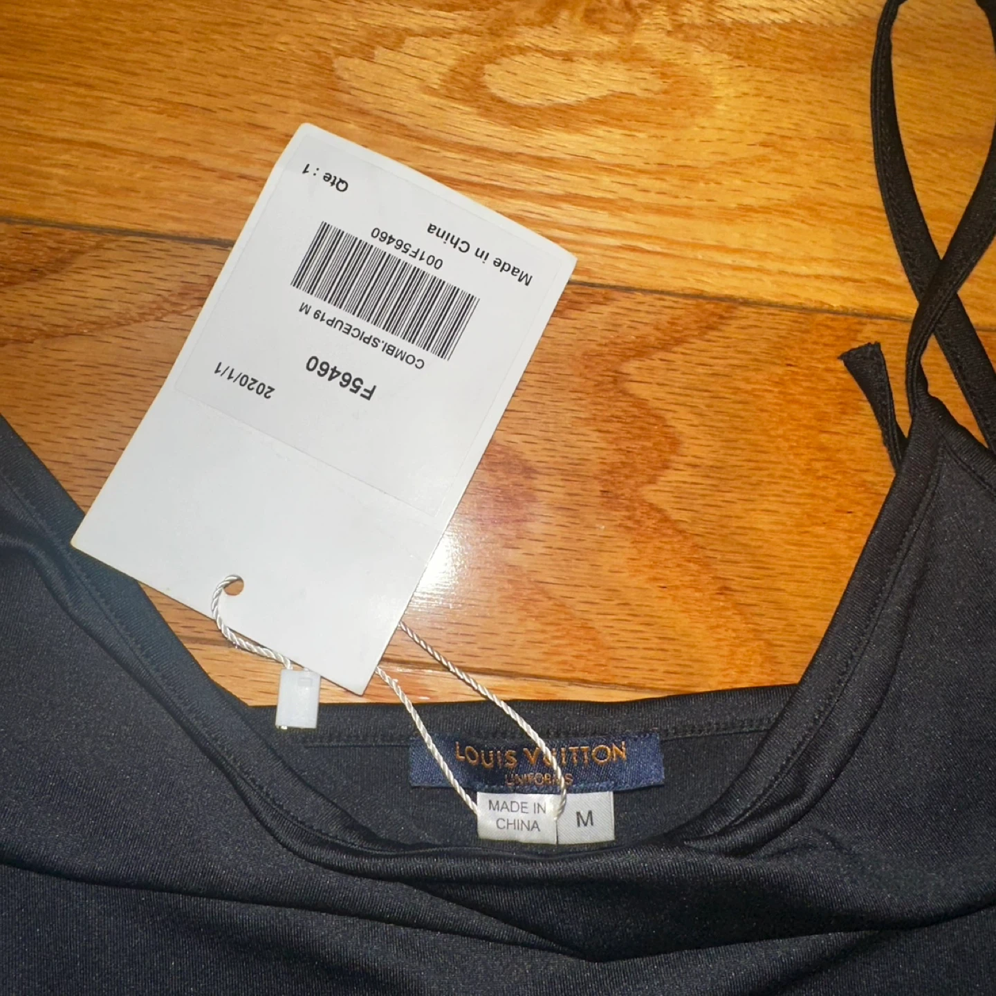 Louis Vuitton Black Slip Dress Size M - photo 2