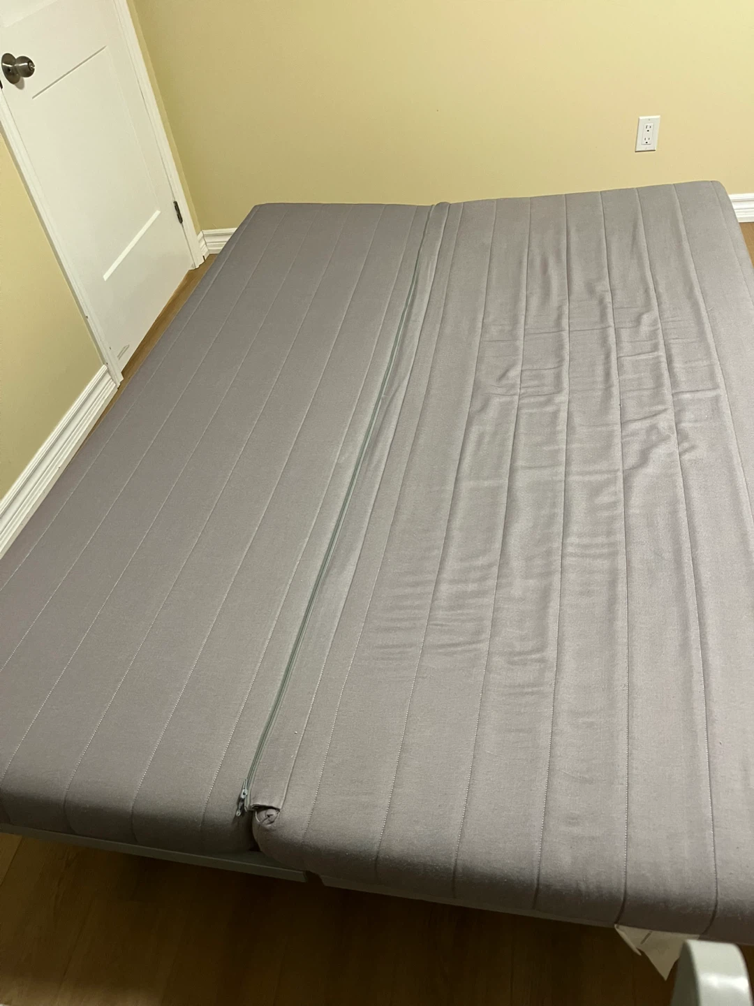 Grey Sofa Bed Futon - photo 3