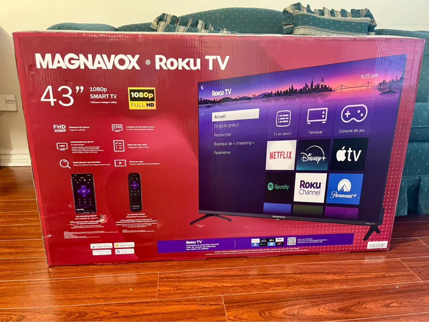 Brand New Magnavox 43" 1080p Smart Roku TV