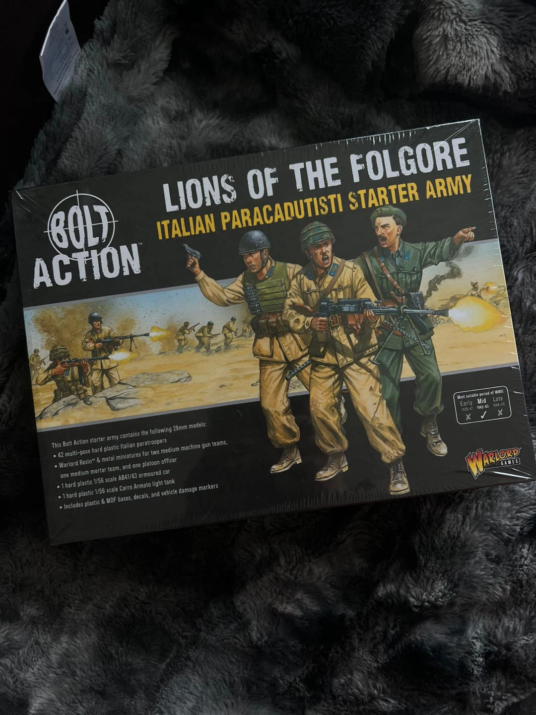 Lions of the Folgore Italian Paracadutisti Starter Army