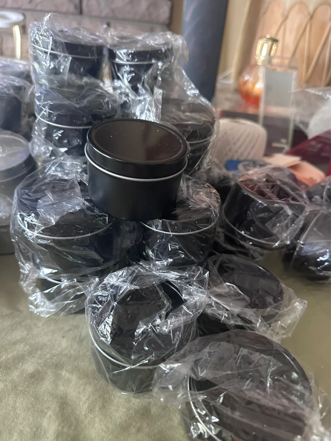 Lot of Metal Tins with Lids - photo 5