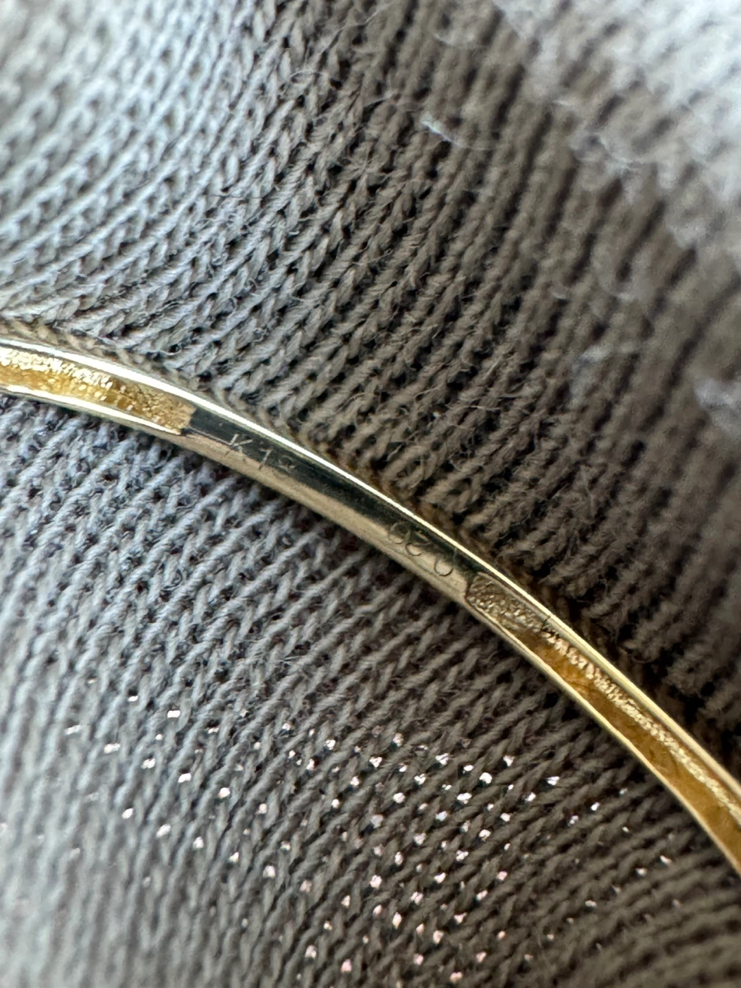 K18 Gold Natural Diamond Half Eternity Ring - photo 5
