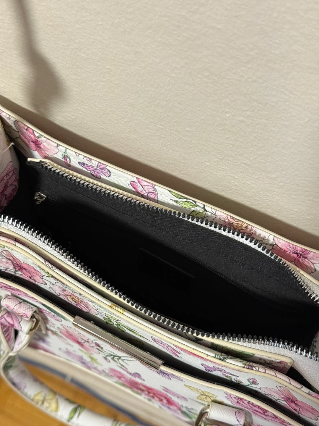 Floral Print Satchel Handbag - photo 4