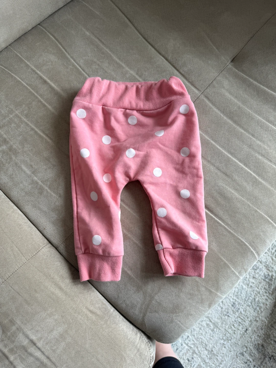 Baby Pink Polka Dot Pants